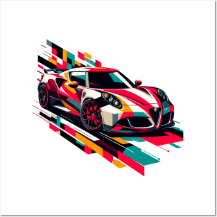 Alfa Romeo 4C Posters and Art